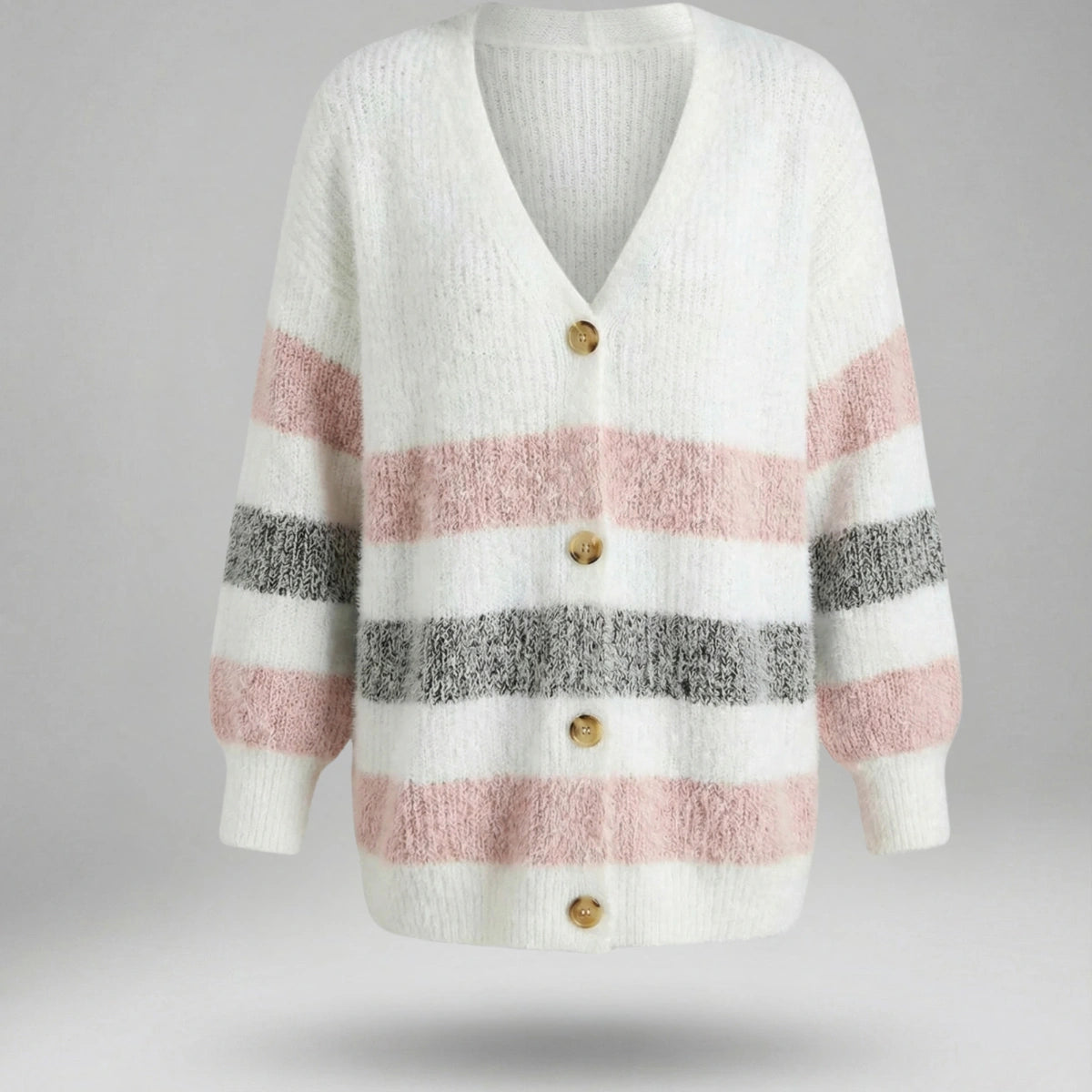 Jetta™ | Pull Col V Rayé Douce™