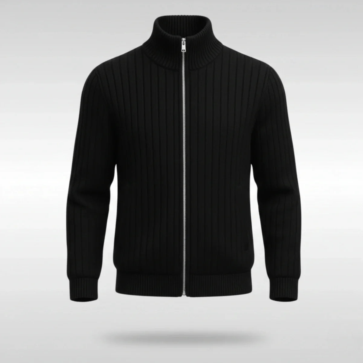 Jetta | Veste zippée classique élégante – RibbedWarm™