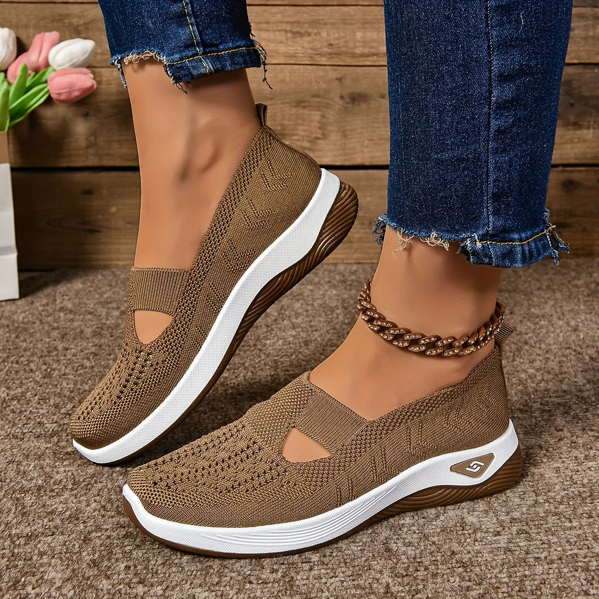 CloudJetta™ – Baskets Orthopédiques Respirantes et Ultra Confortables pour Femmes