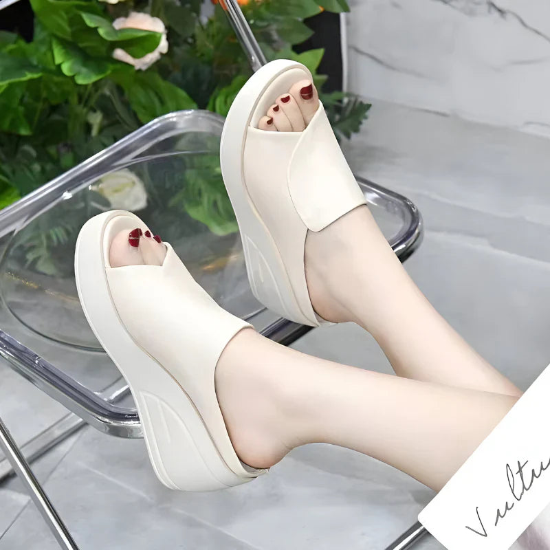 Jetta – Mule Féminine Confort Élégant NoirLift