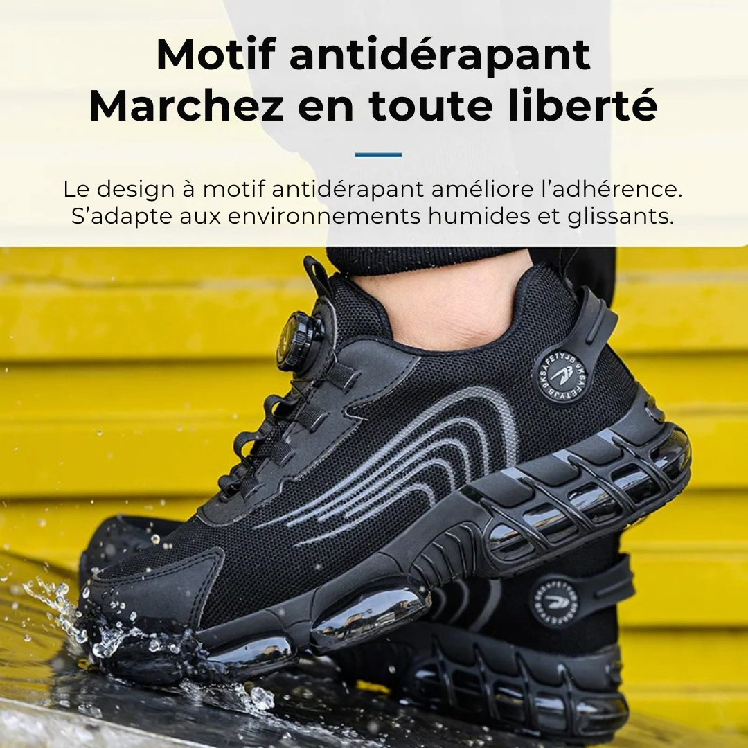 Chaussure de travail avec embout en acier - JettaRocky™