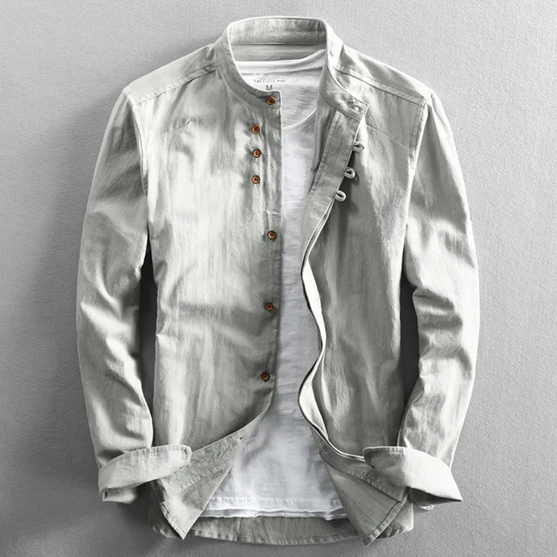 Jetta - Chemise à Col Mandarin Osaka™