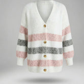 Jetta™ | Pull Col V Rayé Douce™