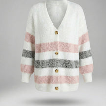 Jetta™ | Pull Col V Rayé Douce™