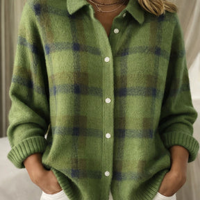 Jetta™ | Cardigan Rétro Check