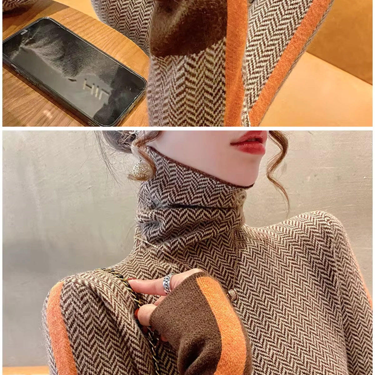 Jetta™ | Pull Col Roulé Clémence Signature™