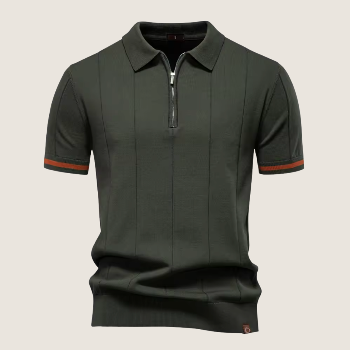 Jetta – Polo Slim Fit pour Homme avec Fermeture Éclair – Style Minimaliste et Confort pour Toutes les Occasions