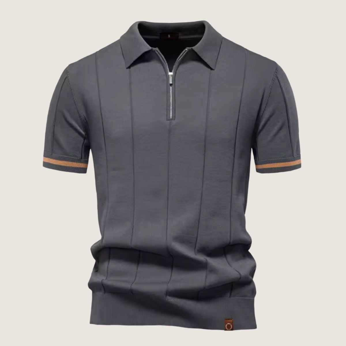 Jetta – Polo Slim Fit pour Homme avec Fermeture Éclair – Style Minimaliste et Confort pour Toutes les Occasions