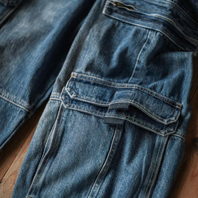 Jetta Salopette à bavette en denim à double rabat