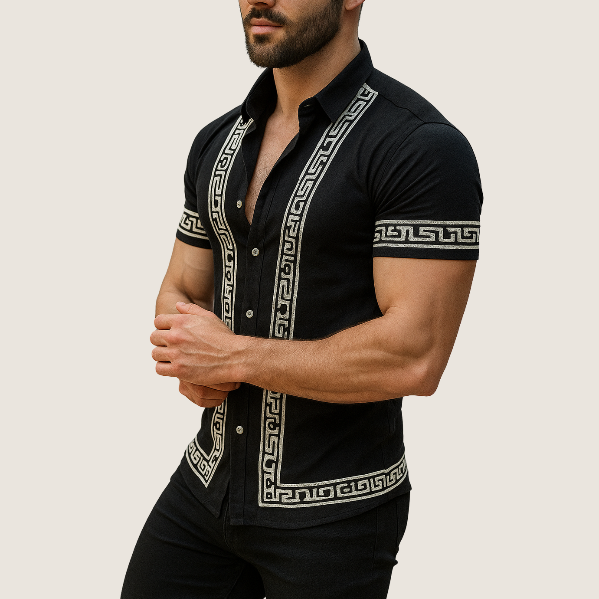 Jetta Chemise Imprimée – Style Estival Décontracté