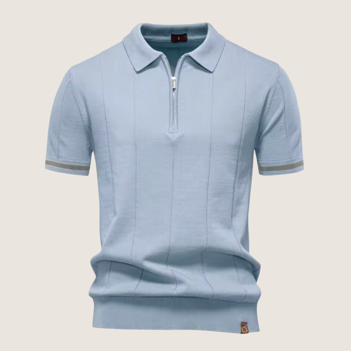 Jetta – Polo Slim Fit pour Homme avec Fermeture Éclair – Style Minimaliste et Confort pour Toutes les Occasions