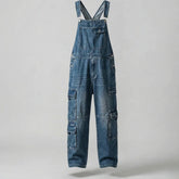 Jetta Salopette à bavette en denim à double rabat