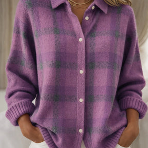 Jetta™ | Cardigan Rétro Check