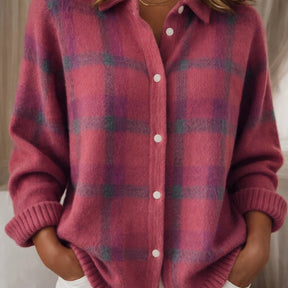 Jetta™ | Cardigan Rétro Check