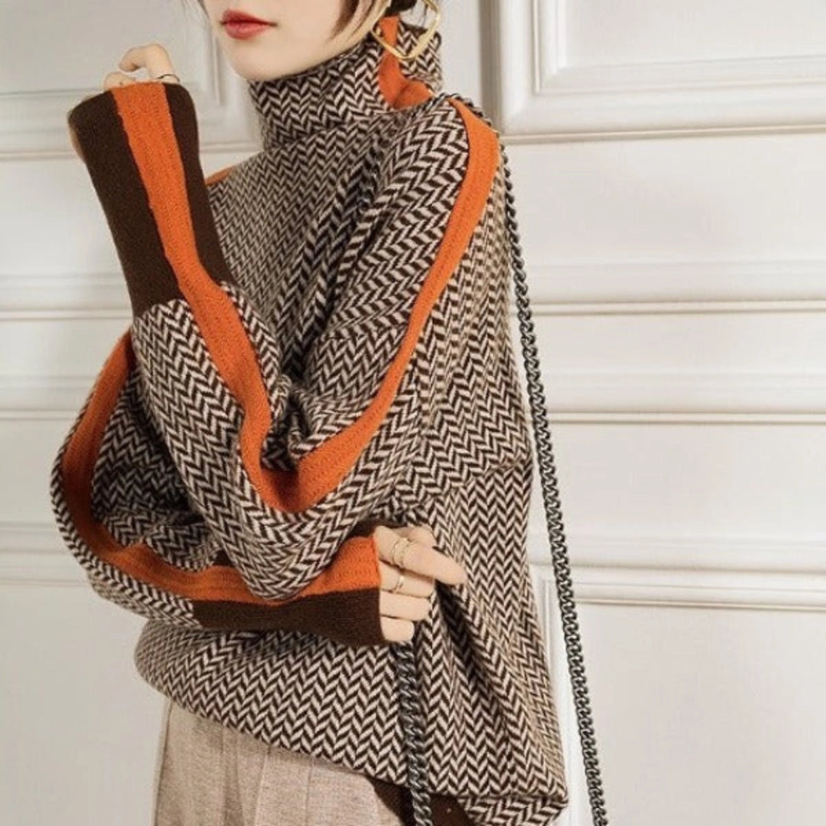 Jetta™ | Pull Col Roulé Clémence Signature™