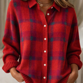 Jetta™ | Cardigan Rétro Check