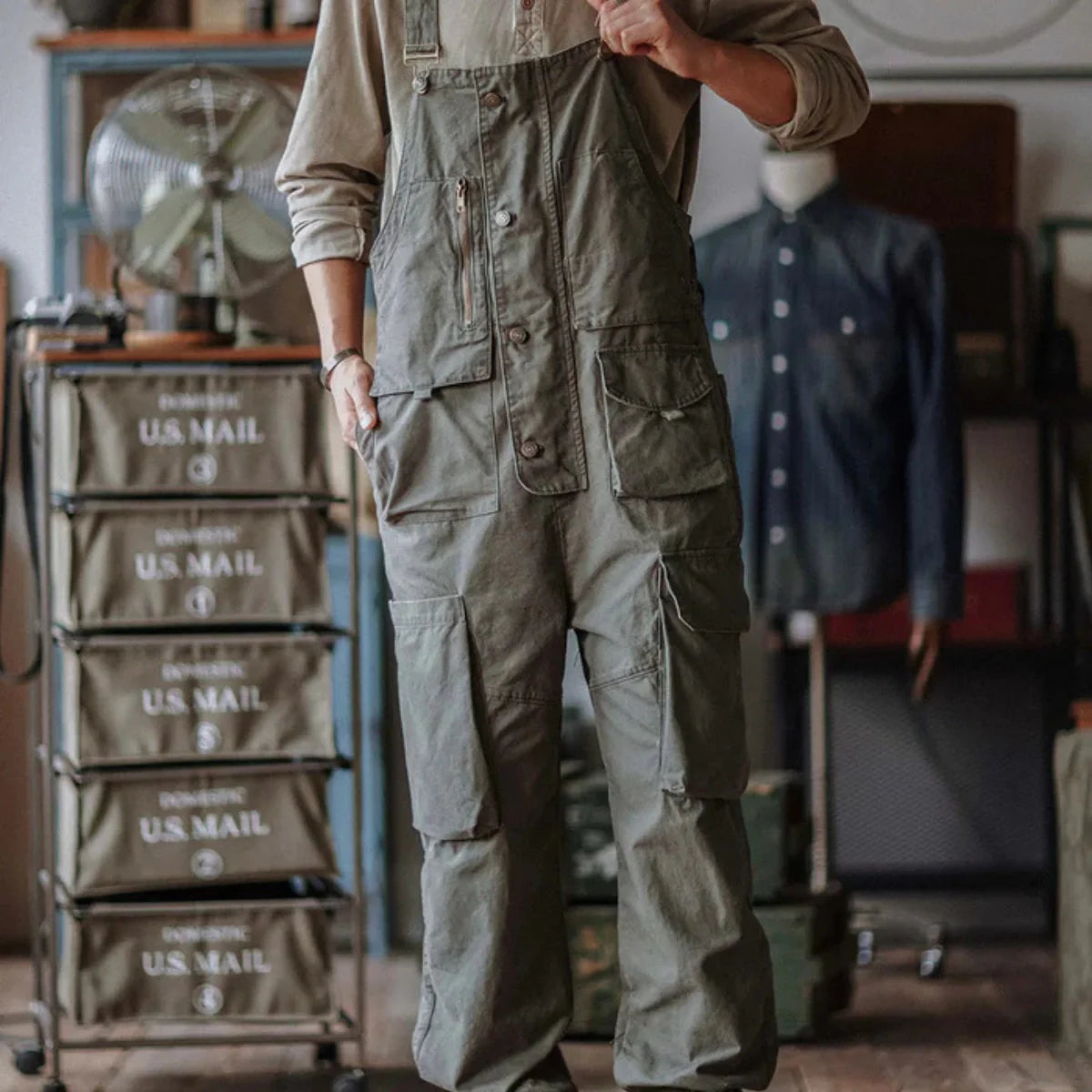 Jetta Salopette en toile Easy-Drape