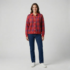 Jetta™ | Cardigan Rétro Check