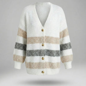 Jetta™ | Pull Col V Rayé Douce™