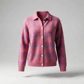 Jetta™ | Cardigan Rétro Check