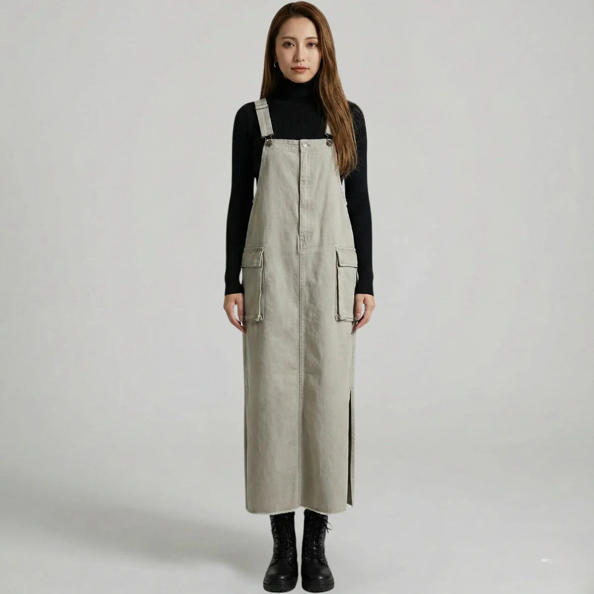 Jetta Robe chasuble décontractée Meadow avec fentes latérales