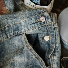 Jetta Salopette en denim à empiècements contrastés