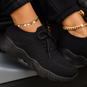 Jetta Baskets RespiraFlex – Maille Aérée à Lacets, Semelle EVA