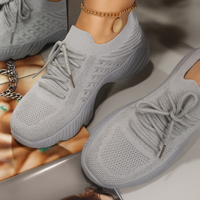 Jetta Baskets RespiraFlex – Maille Aérée à Lacets, Semelle EVA