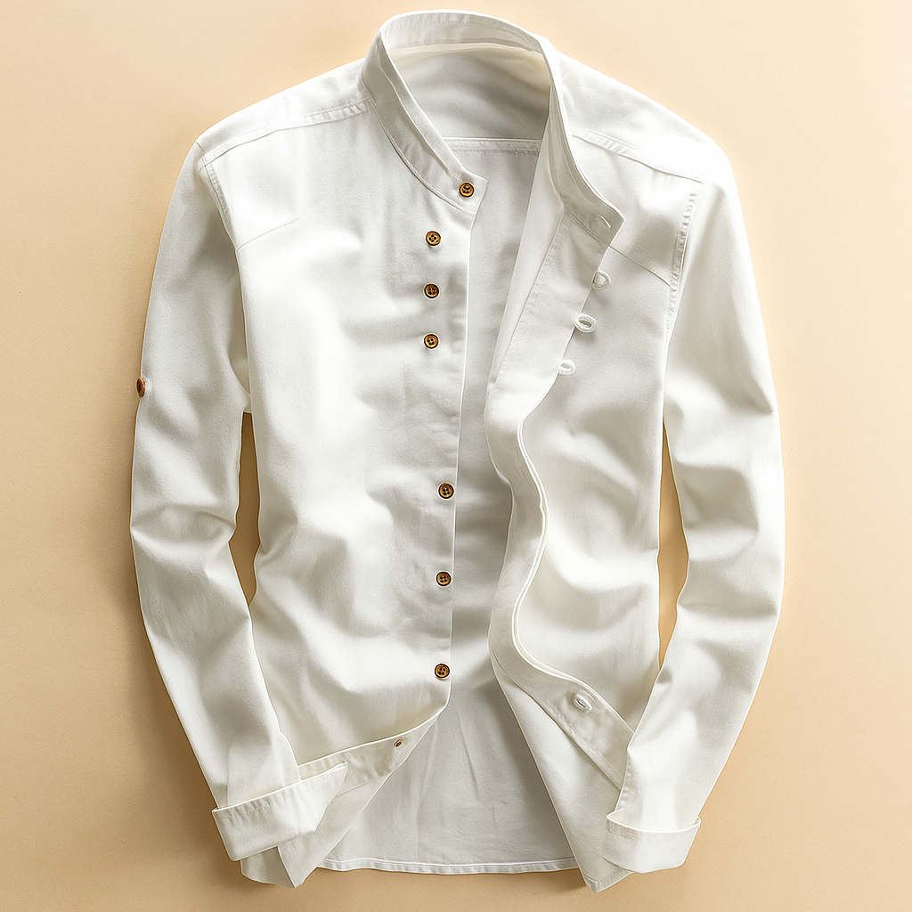 Jetta - Chemise à Col Mandarin Osaka™ [PROMOTION À NE PAS MANQUER]