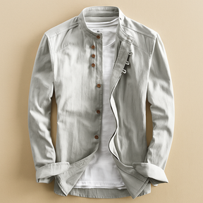Jetta - Chemise à Col Mandarin Osaka™ [PROMOTION À NE PAS MANQUER]