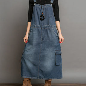 Jetta Robe chasuble en denim ample