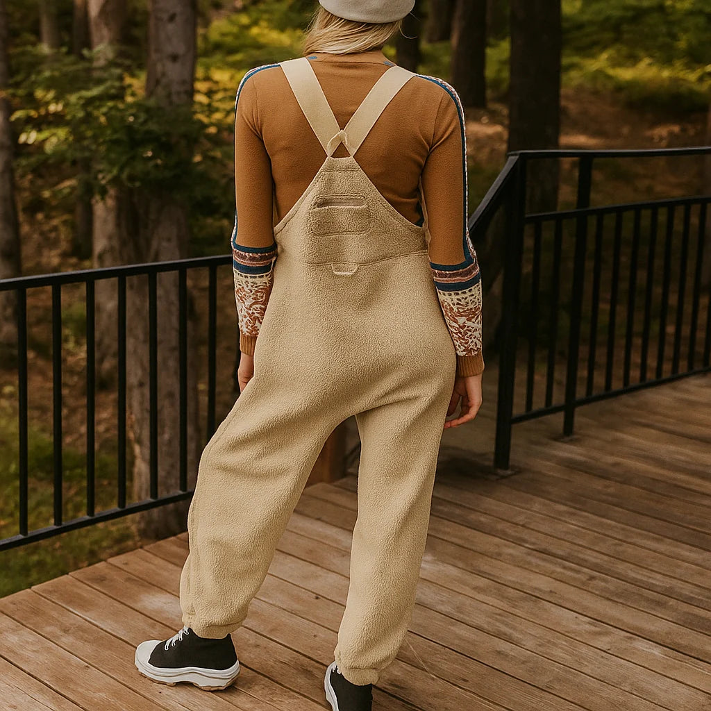 Jetta Salopette en polaire thermique avec poches zippées