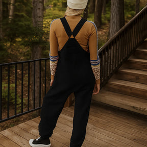 Jetta Salopette en polaire thermique avec poches zippées