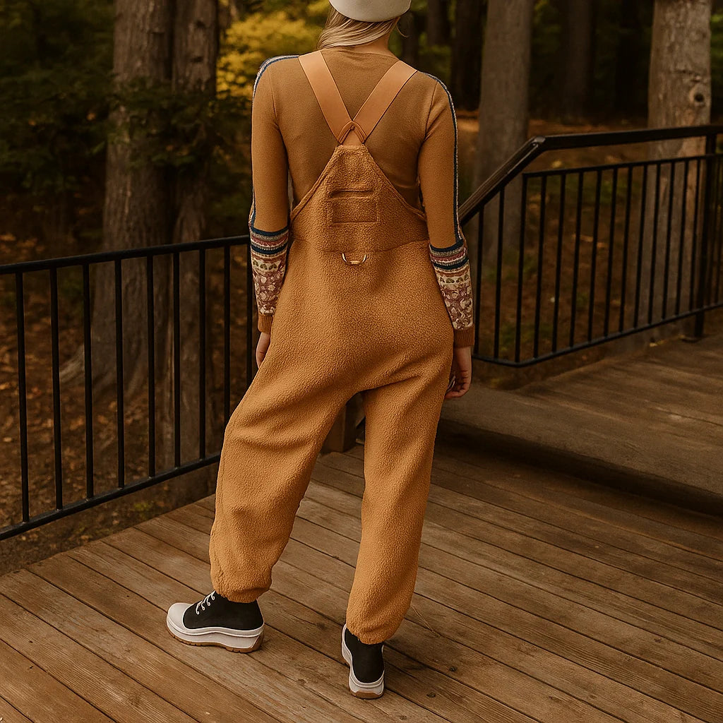 Jetta Salopette en polaire thermique avec poches zippées