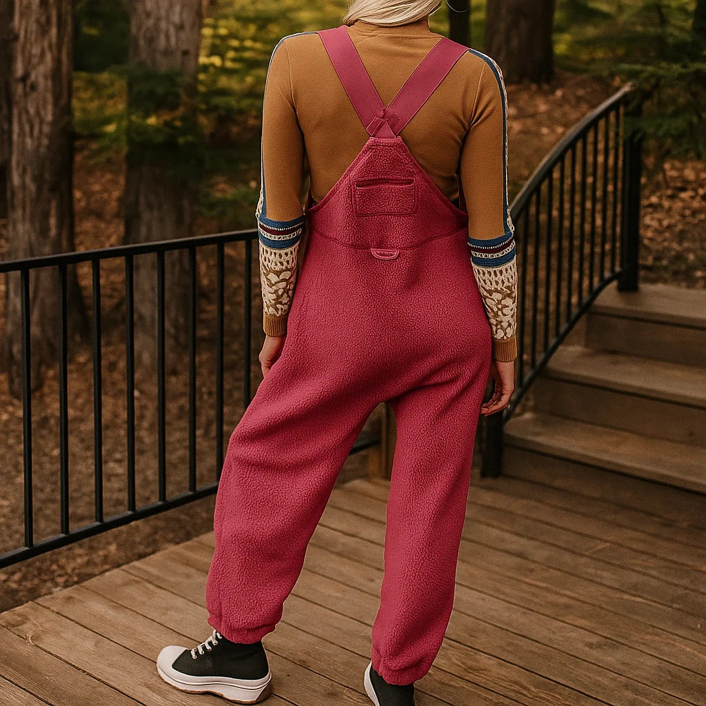 Jetta Salopette en polaire thermique avec poches zippées