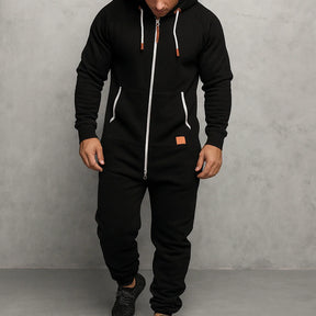 Jetta Combinaison à capuche zippée en polaire cosy