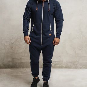 Jetta Combinaison à capuche zippée en polaire cosy