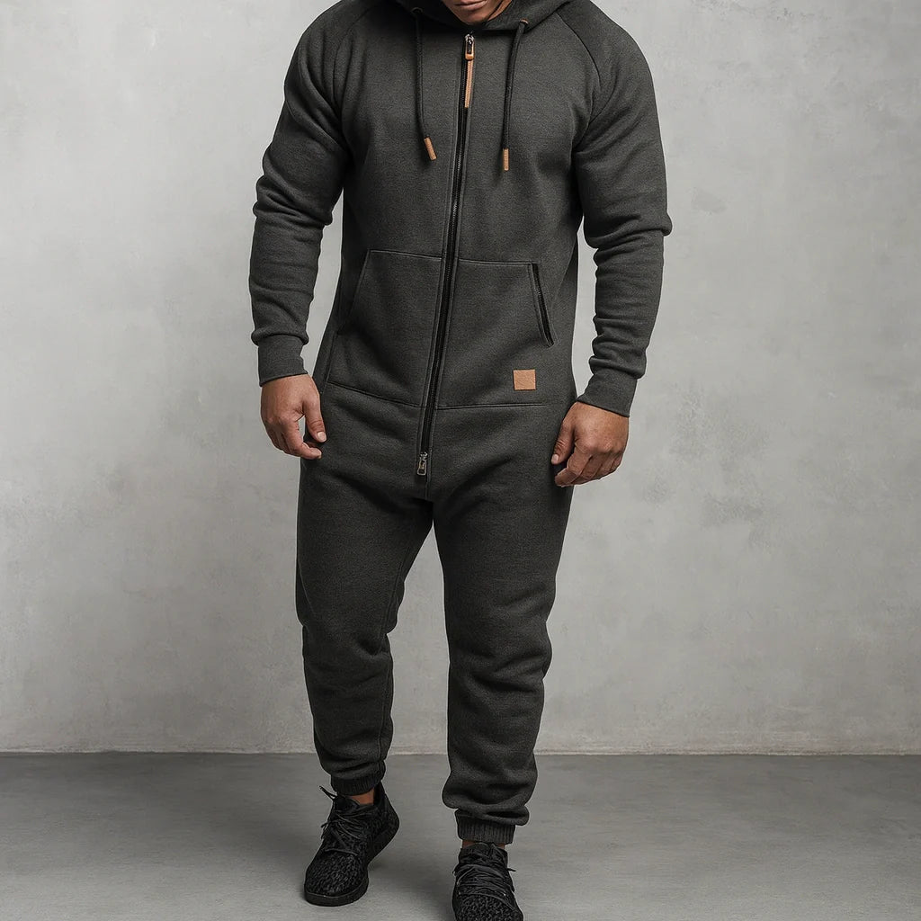 Jetta Combinaison à capuche zippée en polaire cosy