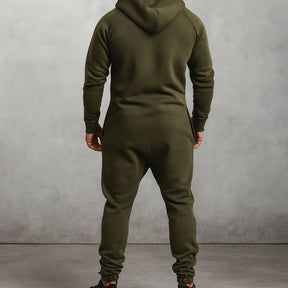 Jetta Combinaison à capuche zippée en polaire cosy