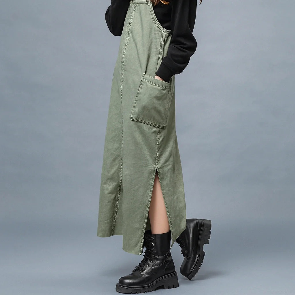 Jetta Robe chasuble décontractée Meadow avec fentes latérales