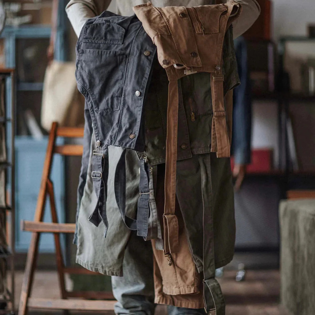 Jetta Salopette en toile Easy-Drape