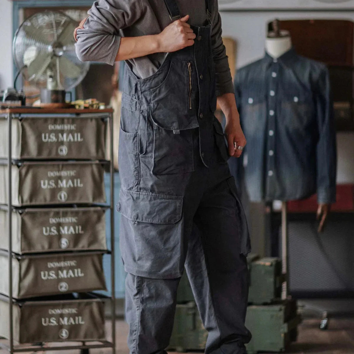 Jetta Salopette en toile Easy-Drape