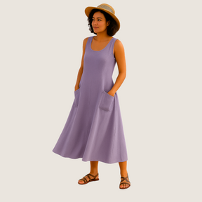 Jetta Robe Midi Isadora – Élégance Décontractée avec Poches