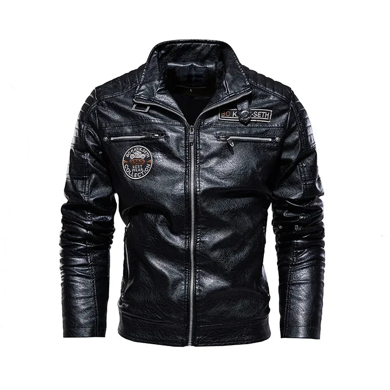 RoadSpirit™ Veste en Cuir Homme