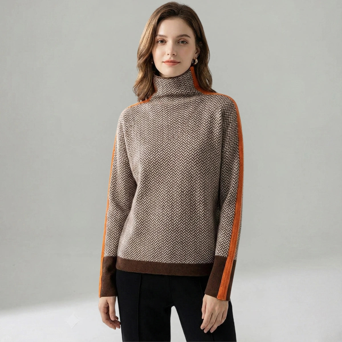 Jetta™ | Pull Col Roulé Clémence Signature™