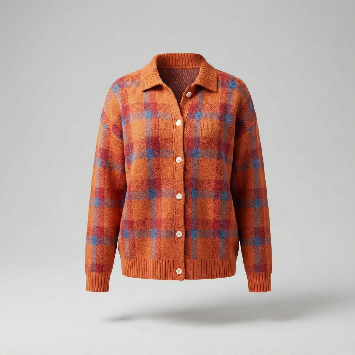 Jetta™ | Cardigan Rétro Check