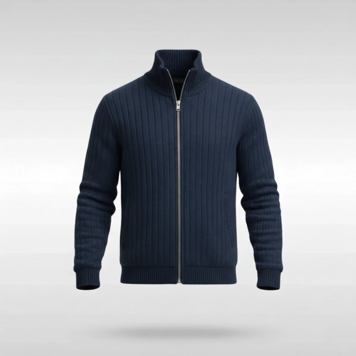 Jetta | Veste zippée classique élégante – RibbedWarm™