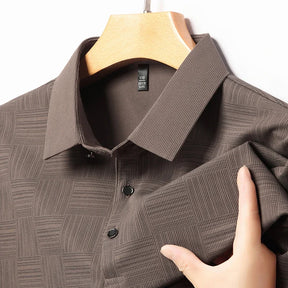 Jetta – Chemise Homme à Imprimé Géométrique en Tissu Texturé