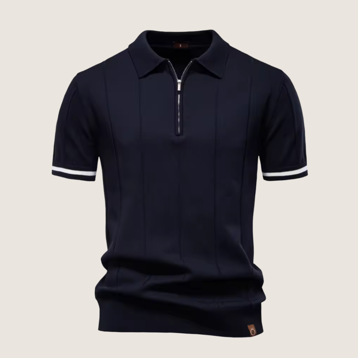 Jetta – Polo Slim Fit pour Homme avec Fermeture Éclair – Style Minimaliste et Confort pour Toutes les Occasions