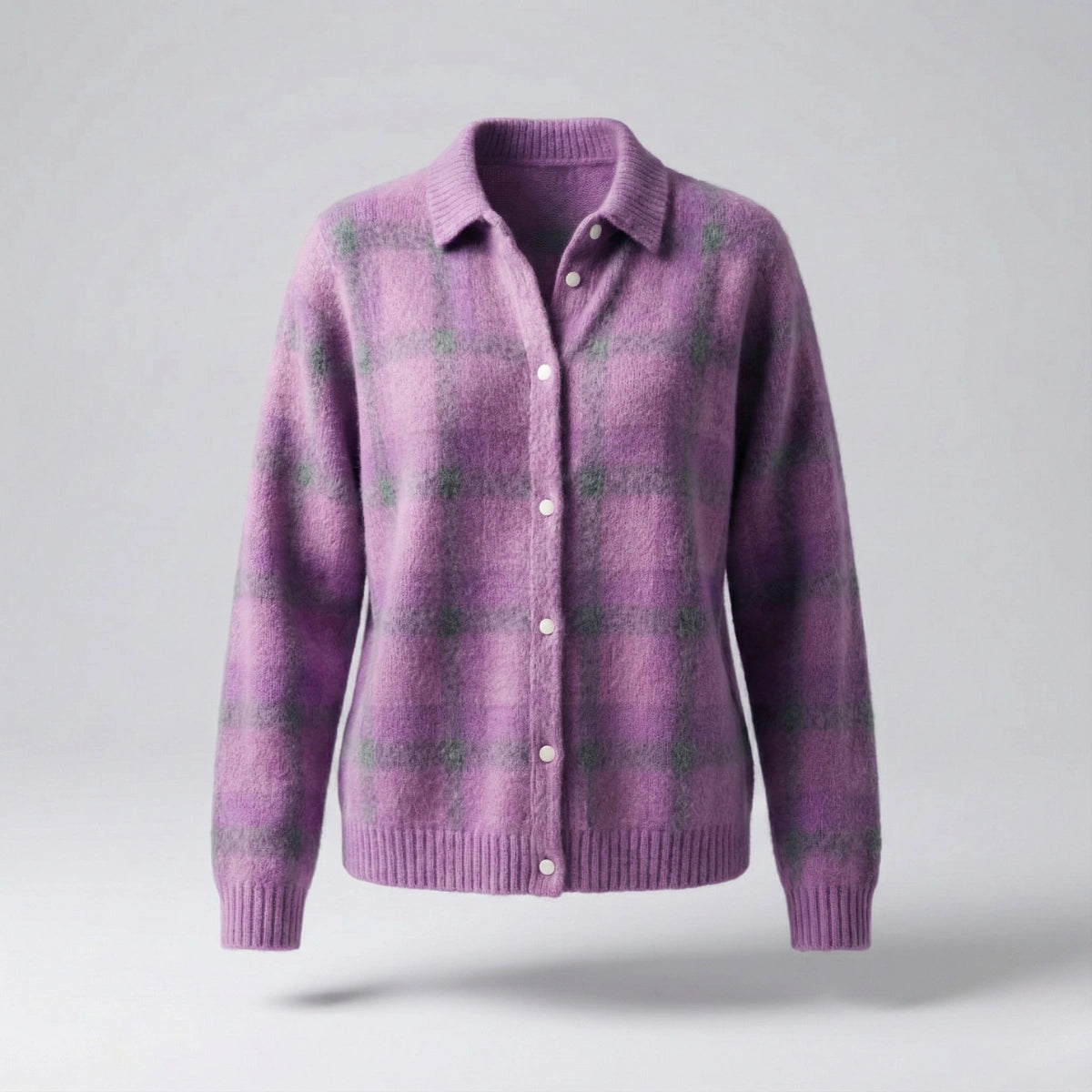 Jetta™ | Cardigan Rétro Check